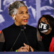 Rep. Joyce Beatty (D-OH) speaks during a press conference at Union Station on Martin Luther King Jr. Day on January 17, 2022, in Washington, DC.